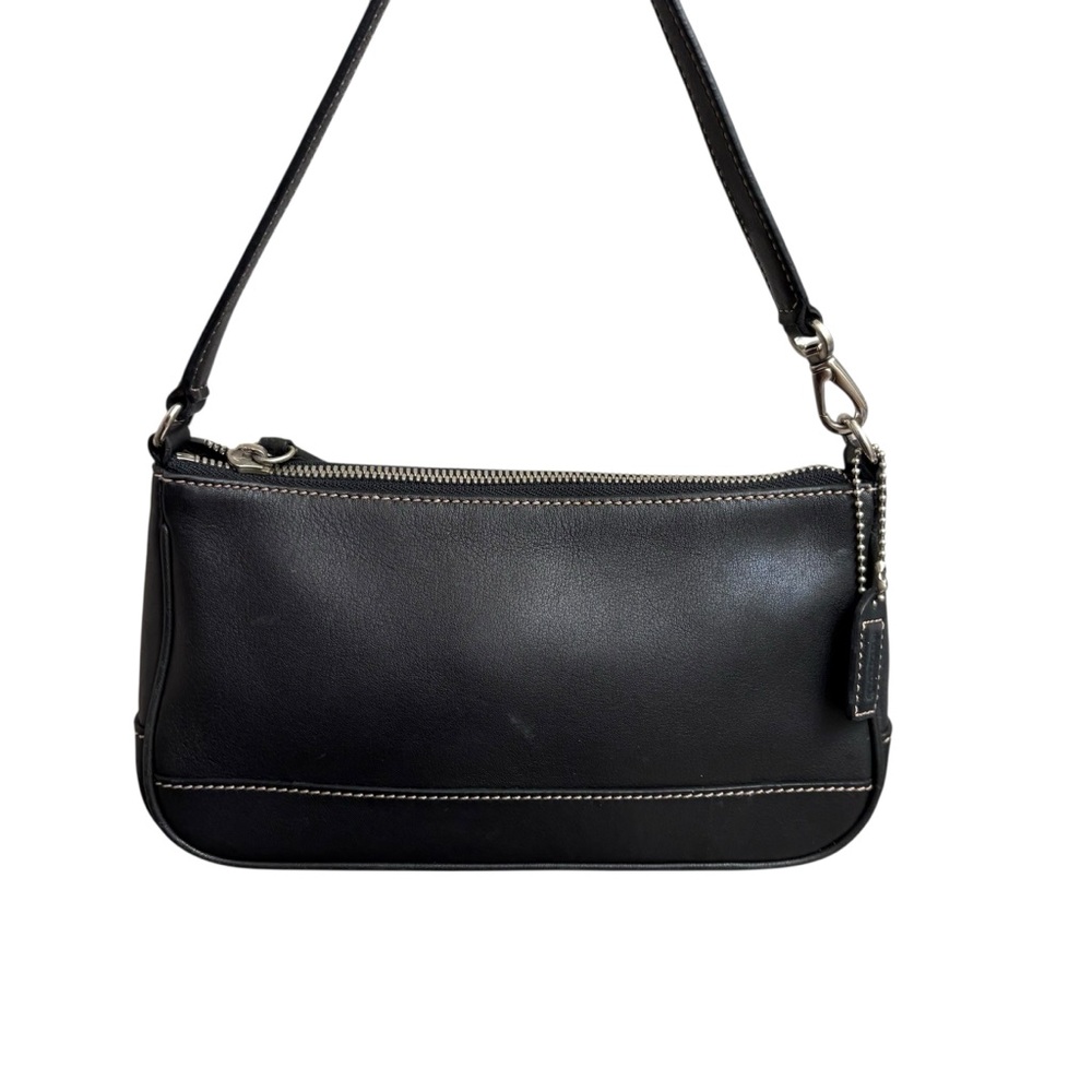 Coach 7785 vintage y2k Demi hampton black leather mini bag